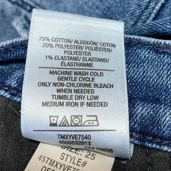 Hudson Women's Blue High Waisted Flared Bootcut Denim Cropped Jeans Size 25 - Picture 5 of 5